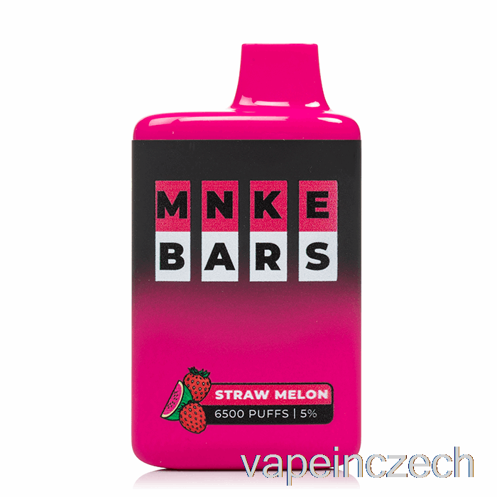 Mnke Bars 6500 Jednorázové Pero Se Slaměným Melounem